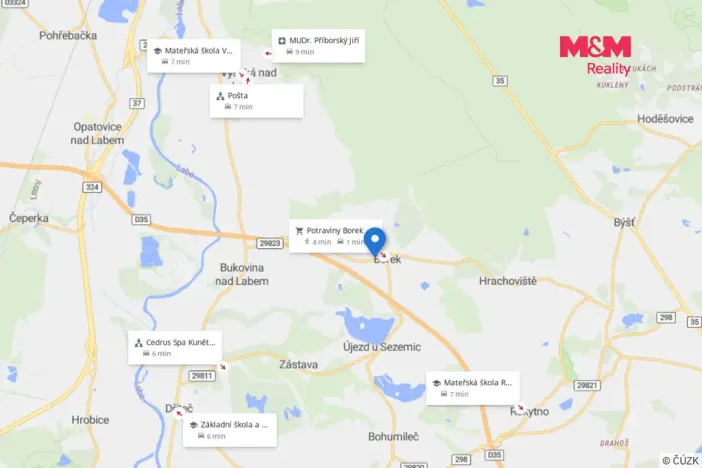 Prodej pozemku pro bydlení, Borek, 1034 m2