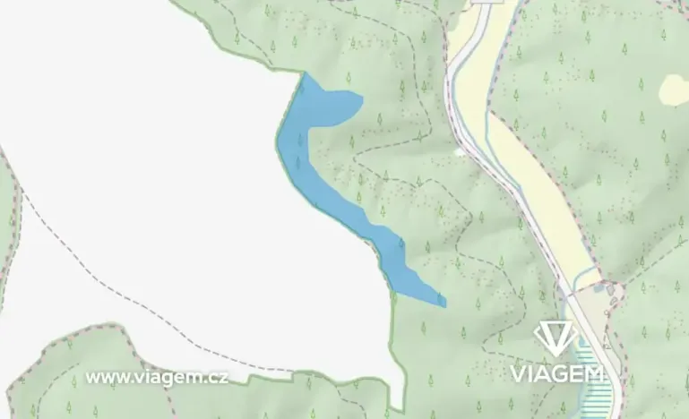 Prodej podílu lesa, Kokořín, 7736 m2