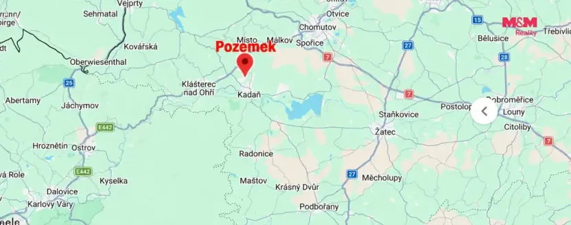 Prodej komerčního pozemku, Kadaň, 21910 m2
