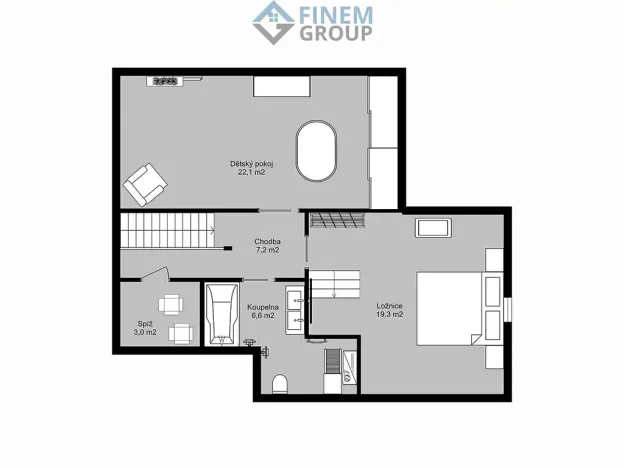 Prodej bytu 3+kk, České Budějovice, 135 m2
