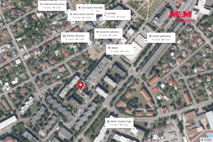 Pronájem bytu 1+1, Praha - Zbraslav, Tunelářů, 41 m2
