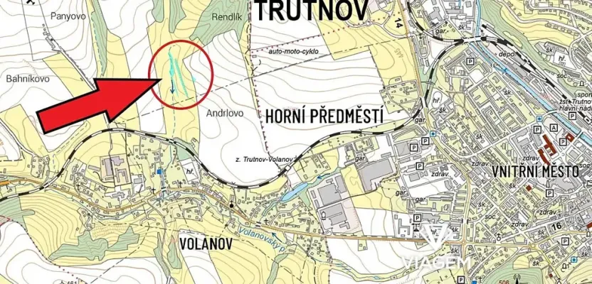 Prodej podílu pole, Trutnov, 1540 m2