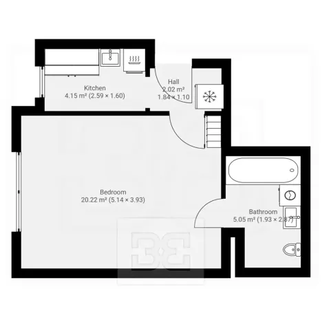 Pronájem bytu 1+1, Praha - Žižkov, Lucemburská, 32 m2
