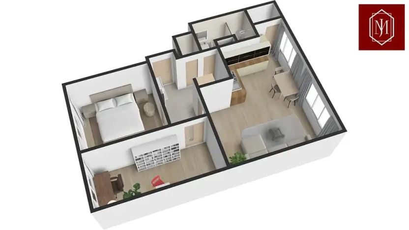 Prodej bytu 3+kk, Cerekvička-Rosice, 75 m2