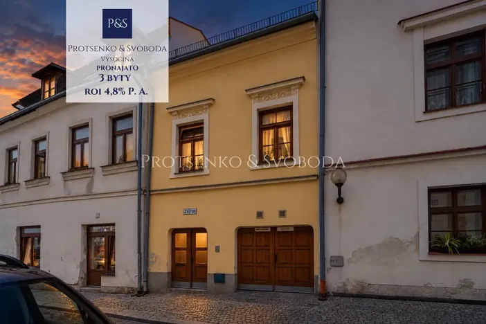 Prodej vícegeneračního domu, Jihlava, Židovská, 200 m2