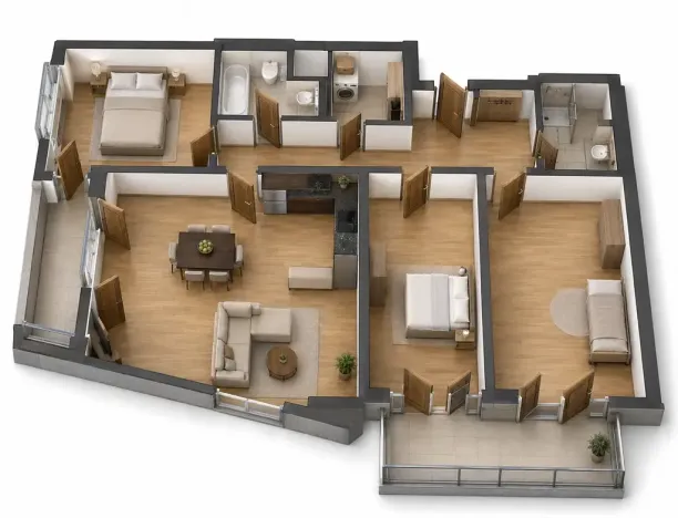 Prodej bytu 4+kk, Praha - Stodůlky, Toufarova, 95 m2