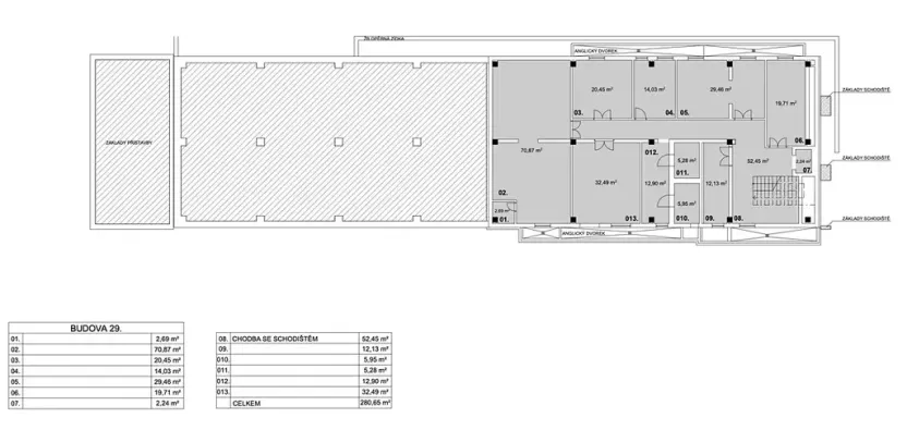 Pronájem skladu, Šternberk, Nádražní, 230 m2