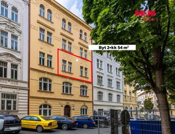 Prodej bytu 2+kk, Praha - Žižkov, Bořivojova, 54 m2