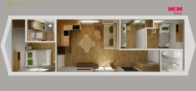 Prodej rodinného domu, Holice - Koudelka, 59 m2