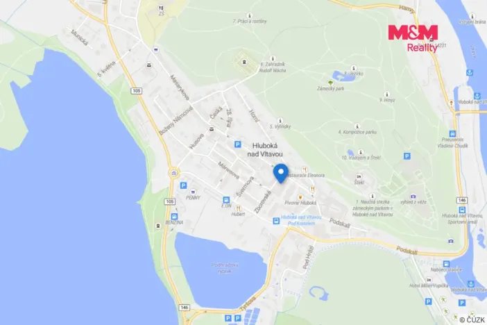 Prodej obchodního prostoru, Hluboká nad Vltavou, Masarykova, 20 m2
