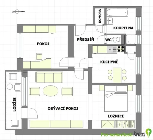 Prodej bytu 3+1, Starý Plzenec, Boženy Němcové, 75 m2