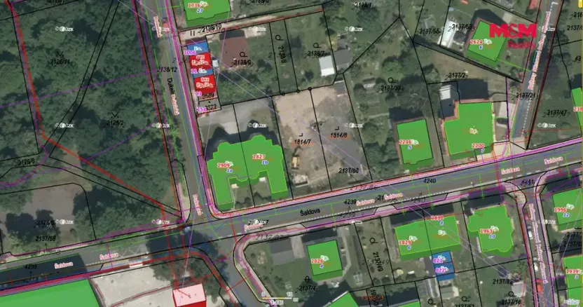 Prodej pozemku pro bydlení, Aš, Šaldova, 912 m2