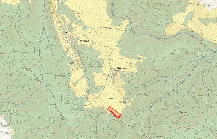 Prodej pole, Městečko Trnávka, 13999 m2
