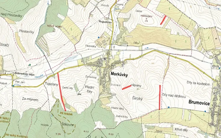 Prodej pole, Morkůvky, 6586 m2