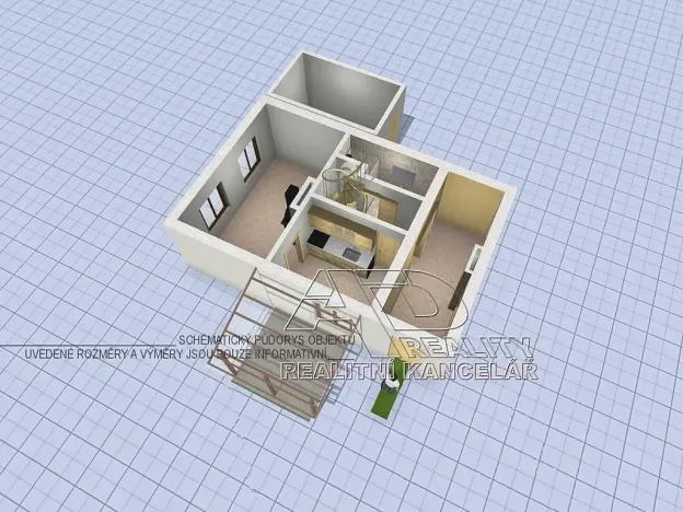 Prodej chaty, Frymburk, 72 m2