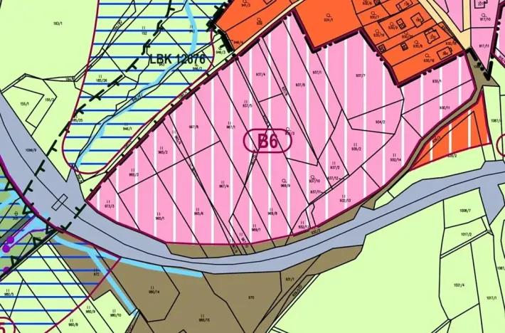 Prodej pozemku pro bydlení, Běšiny, 4921 m2