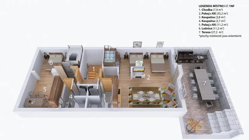 Prodej apartmánu, Strachotín, Sklepní, 285 m2