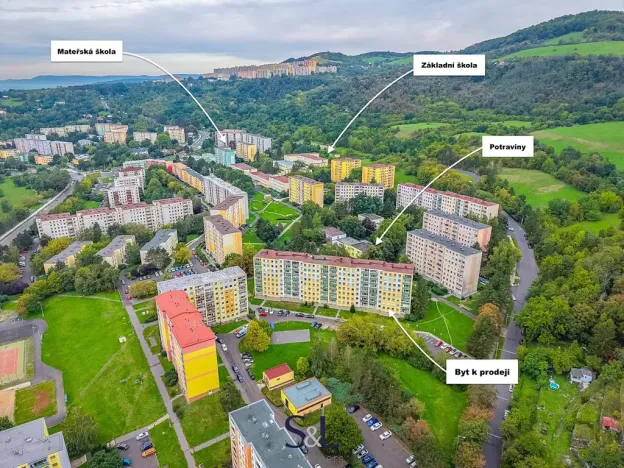 Prodej bytu 2+1, Ústí nad Labem, Žežická, 58 m2
