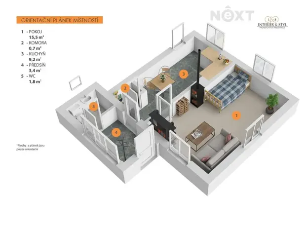 Prodej chaty, Zdiby, Horní, 31 m2