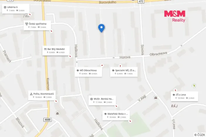 Prodej bytu 2+1, Karviná - Ráj, Horova, 52 m2