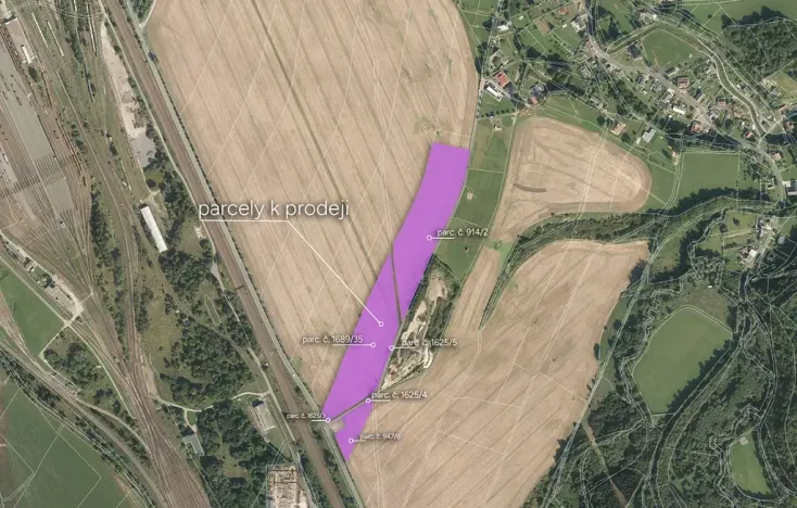 Prodej podílu komerčního pozemku, Rybník, 10974 m2