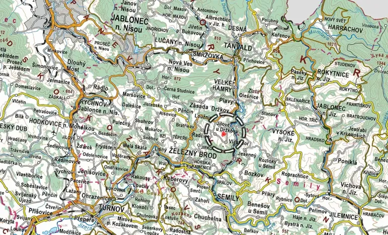 Prodej louky, Jílové u Držkova, 12382 m2
