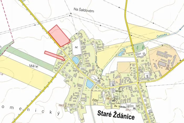 Prodej podílu pozemku pro bydlení, Staré Ždánice, 4622 m2