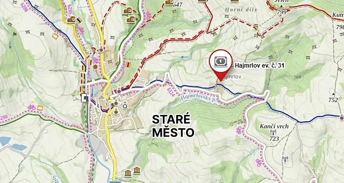 Dražba chaty, Staré Město, Hajmrlov, 80 m2