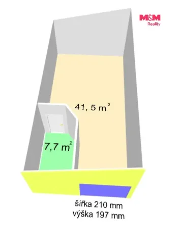 Pronájem garáže, Ostrava - Poruba, Skautská, 48 m2