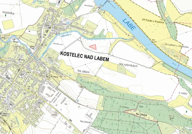 Prodej pole, Kostelec nad Labem, 3108 m2