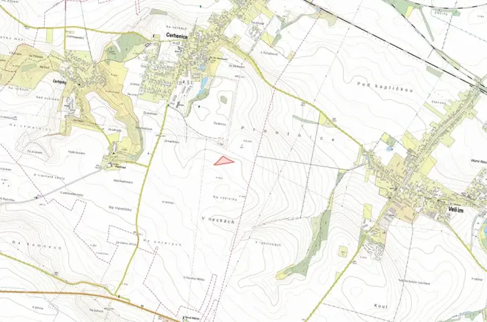 Prodej pole, Cerhenice, 2646 m2