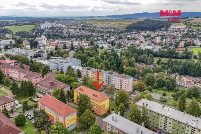 Prodej bytu 2+1, Tachov, Školní, 56 m2