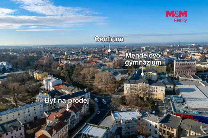 Prodej bytu 2+1, Opava - Předměstí, Komenského, 78 m2