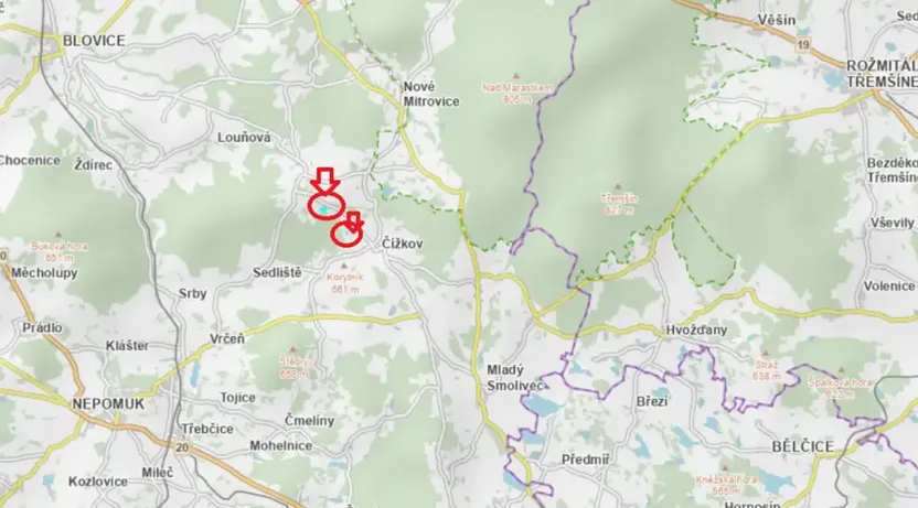 Prodej pozemku, Čížkov, 20250 m2