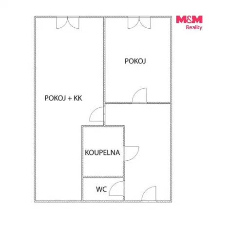 Prodej bytu 2+kk, Mladá Boleslav - Mladá Boleslav II, Jana Palacha, 44 m2