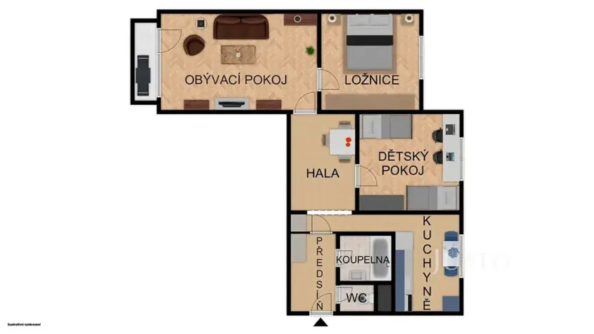 Prodej bytu 3+1, Písek, třída Přátelství, 71 m2