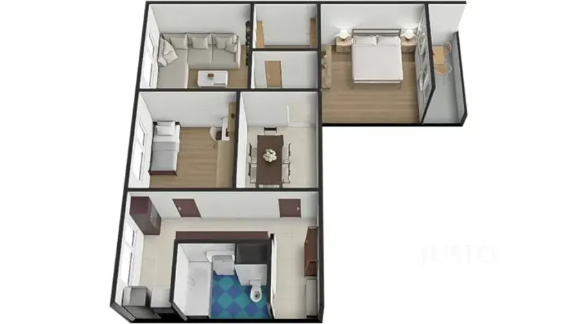 Prodej bytu 3+1, Strakonice, Sídliště 1. máje, 74 m2