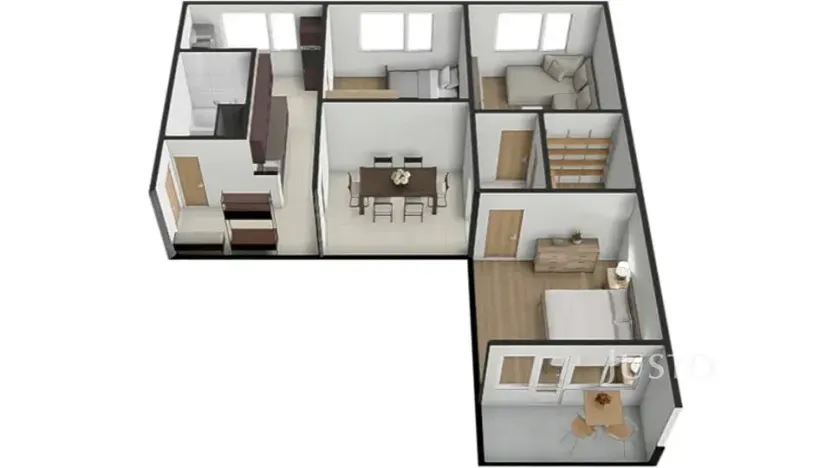 Prodej bytu 3+1, Strakonice, Sídliště 1. máje, 74 m2