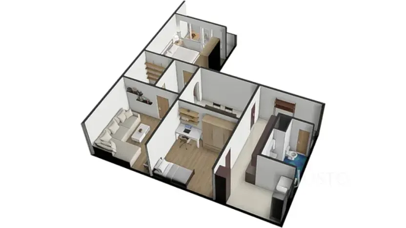 Prodej bytu 3+1, Strakonice, Sídliště 1. máje, 74 m2