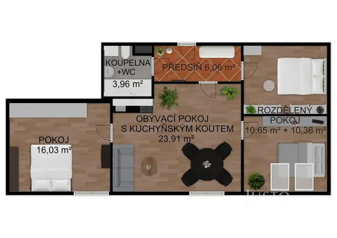 Prodej bytu 4+kk, Písek, Pražská, 71 m2