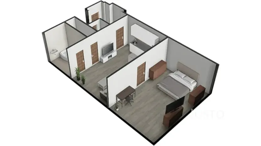 Prodej bytu 2+kk, Písek, Kollárova, 59 m2