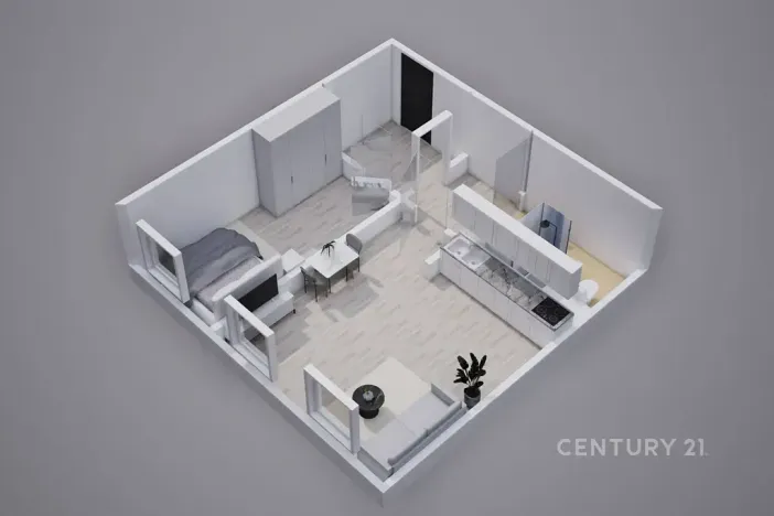Pronájem bytu 2+kk, Ústí nad Labem, Rozcestí, 47 m2