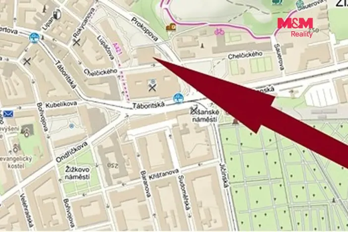 Prodej garáže, Praha, Chelčického, 18 m2