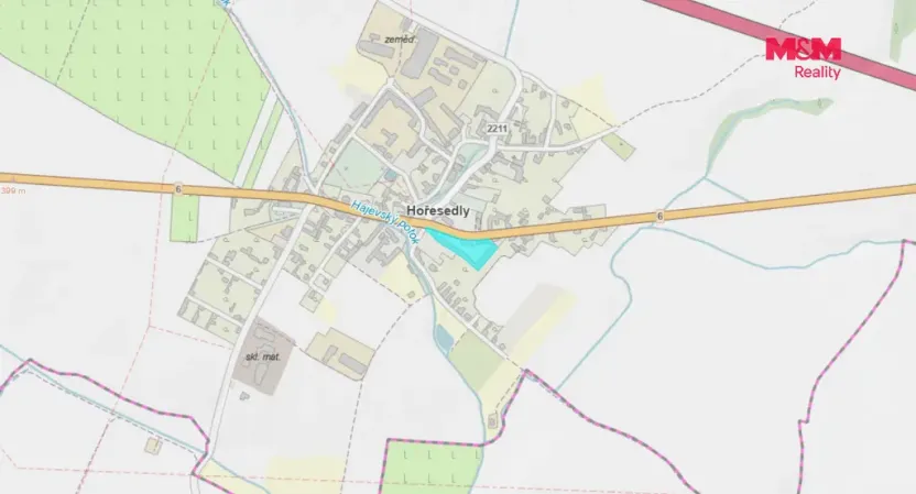 Pronájem skladu, Hořesedly, 80 m2