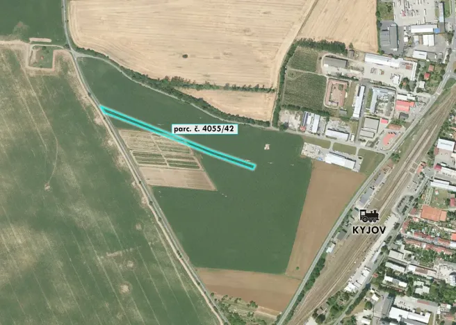 Prodej pozemku pro bydlení, Kyjov, 2936 m2