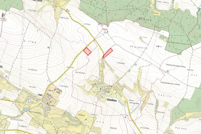 Prodej pole, Dobrovice, 8700 m2