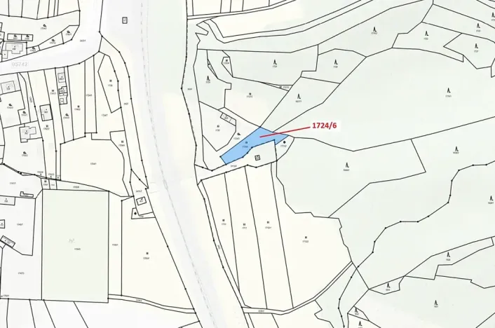 Dražba louky, Valašská Polanka, 762 m2