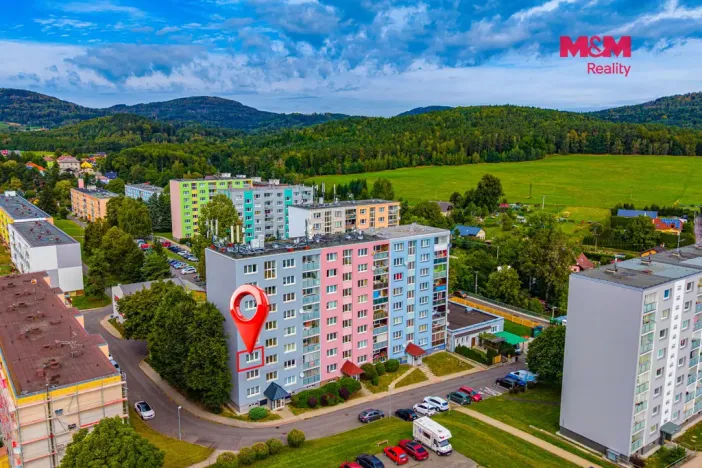 Prodej bytu 2+kk, Cvikov - Cvikov II, Sídliště, 41 m2