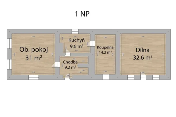 Prodej rodinného domu, Kožlany - Dřevec, 208 m2
