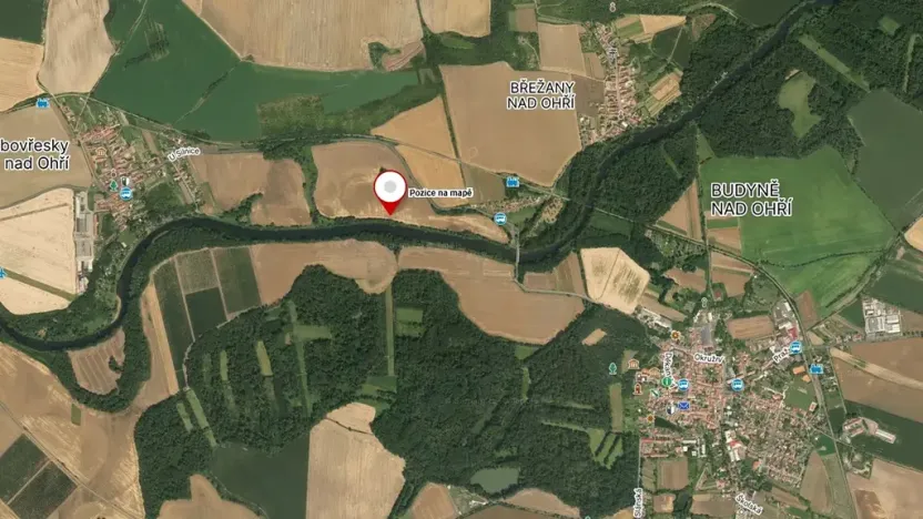 Prodej pole, Budyně nad Ohří, 1030 m2